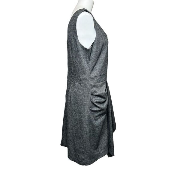 New York & Co. Collection gray herringbone sleeveless dress size 14 - Picture 4 of 15